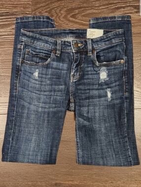 ❤ COSMIC BLUE LOVE SKINNY JEANS, 0 (25)